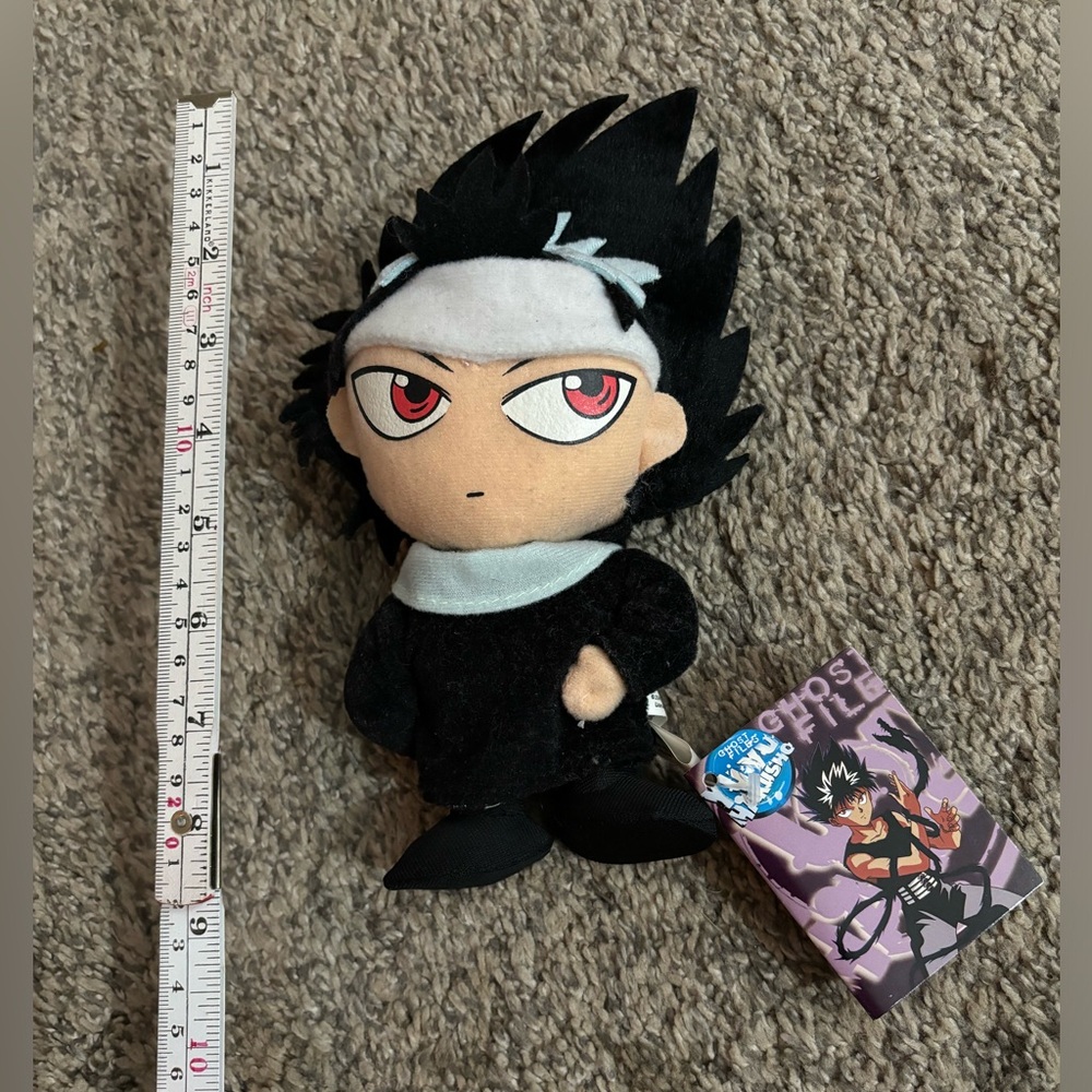 Yuyu Hakusho Stuffie/Plushie - around 9” tall. Great condition, tags on.